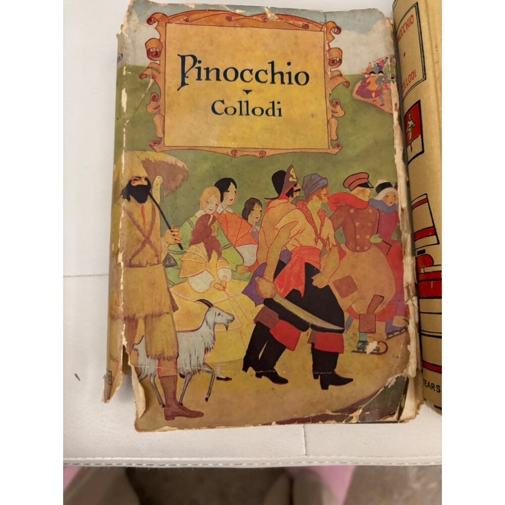 Pinocchio By Collodi Vintage Hardcover Book Illustrated By Sears